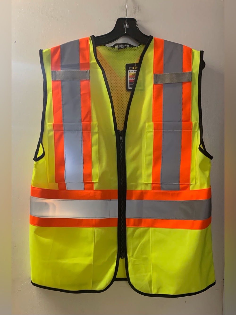 Tricot - Hi-Vis Zipper front Vest
